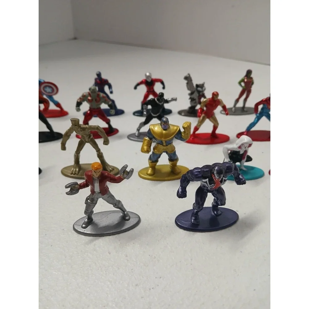 Marvel‎ Nano Metalfigs Jada Toys 17ct Die-Cast Lot - Venom Thanos Spider-Man